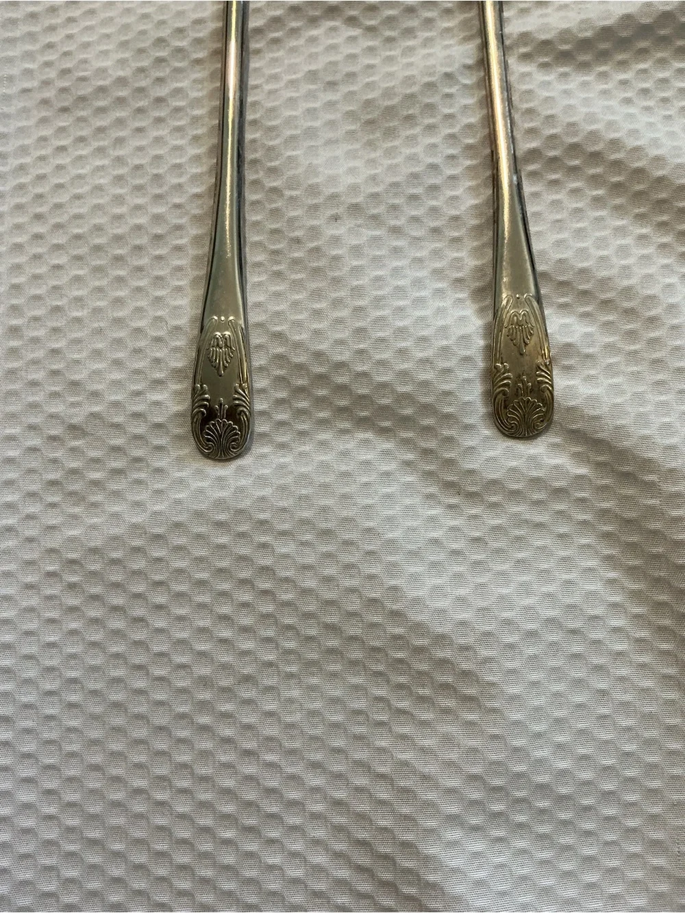 Classic Stainless Steel Silver Salad Serving Set - Unbranded